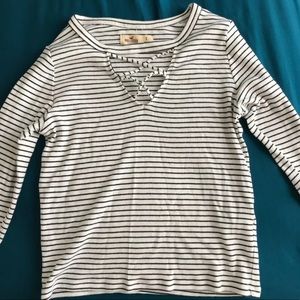 Hollister Long sleeve Striped Top